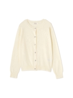 クリスタルビジューカーディガン/ホワイト(030)