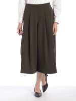 ソリビアツイルワイドパンツ/カーキ