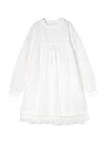 チュールレイヤードスウェットワンピース/ホワイト