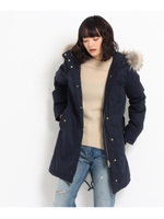 WOOLRICH フーデットダウンコート/ネイビー(093)