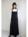 【AZUL by moussy】ワイドオールインワン/BLK