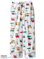 【PEANUTS】ネルロングパンツ/BLU