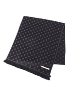 ドットマフラー/チャコールグレー(414)