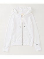 エアー裏毛フルジップパーカー/WHITE