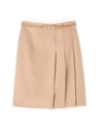 サイドタックスカート/ピンク(090)