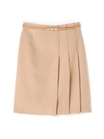 サイドタックスカート/ピンク(090)