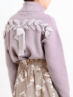 リボンタートルプルオーバー/ミント