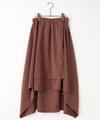 起毛ツイルイレヘムラップスカート
