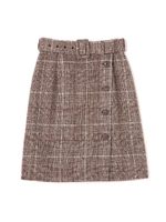 ＷＲＡＰ　ＢＵＴＴＯＮＥＤ　ＣＨＥＣＫ/ブラック(010)