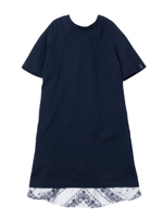 BANDANA RIBBON DRESS/ネイビー