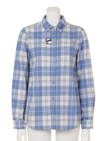 ひょっこりコビーチェックシャツ/ブラック