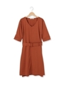 Acuta サキソニーベルテッドワンピース/オレンジ(067)