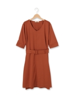 Acuta サキソニーベルテッドワンピース/オレンジ(067)