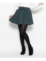 ウエストリボンミニスカート/モスグリーン(024)