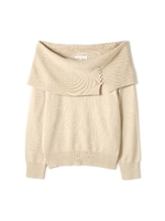 オフショルニット/ベージュ(040)