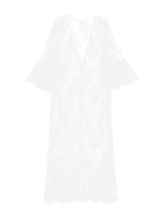 コードレースロングジレ/ホワイト