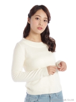 ラクーンニットプルオーバー/シロ