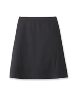 [S]ジャガード台形ミディスカート/ブラック(019)