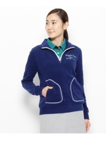 ステッチトリムハーフジッププルーバー/ブルー(092)