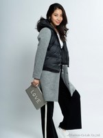 ラインルーズニットパンツ[SPORTS]/ブラック