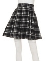 【Aunrt Marie's】チェックスカート/BLK