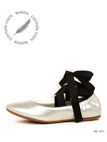 【ストレスフリー】レースアップバレエシューズ/PINK