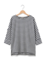 ◆ボーダードルマンチュニック/オフホワイト(303)