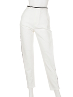 サイドグログランパンツ/ホワイト