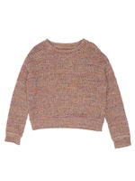 【La】ミックスカラーヤーンニット/ネイビー