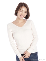 スカラ刺繍リブニットプルオーバー/ピンク