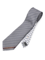 メランジセルビッチストライプネクタイ/ブルー(393)