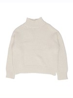 【Ca】ハイネックショートニット/ブルー