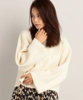 ハイネックコクーンニット