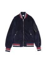 《Champion Terry Fleece》フリースブルゾン/ネイビー(120)