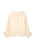 LACE UP HOODIE/ホワイト(030)