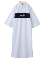 RUGGER SLIT DRESS/アッシュ