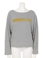 TOURIST LOOSE LONG TEE/O/WHT