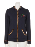 【anap mimpi】トロピカル刺繍パーカー/NVY