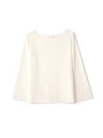 スリットスリーブニット/ホワイト(030)