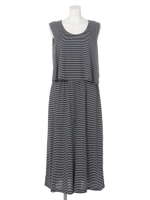 フェイクマキシガウチョ/ネイビー