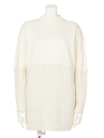 MIX PATTERN RIB OP/O/WHT