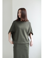 【AZUL by moussy】ボリュームスリーブプルオーバー/KHA