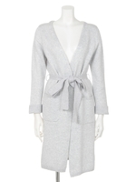 スプリングカラーコーディガン(ライトグレー)/ライトグレー