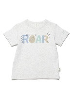 ダイナソーワンポイント kids Tシャツ/GRY