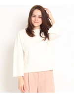 レースアップミラノリブニット/ブルー(092)