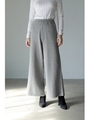 【AZUL by moussy】抗菌防臭スウェッタージャガードワイドパンツ/T.GRY