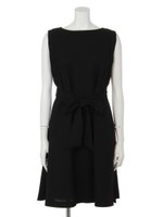 サイド配色切替ワンピース/ピンクベージュ