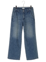 デニムワイドパンツ/ライトインディゴ