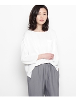 ワンポケットテールカットシャツ/ホワイト系(002)