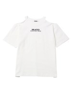 OPEN-SHOULDER TEE/チャコール